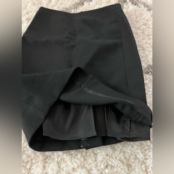NWT J.Crew No 2 Wool Pencil Skirt Black in size 00 - Picture 9 of 11